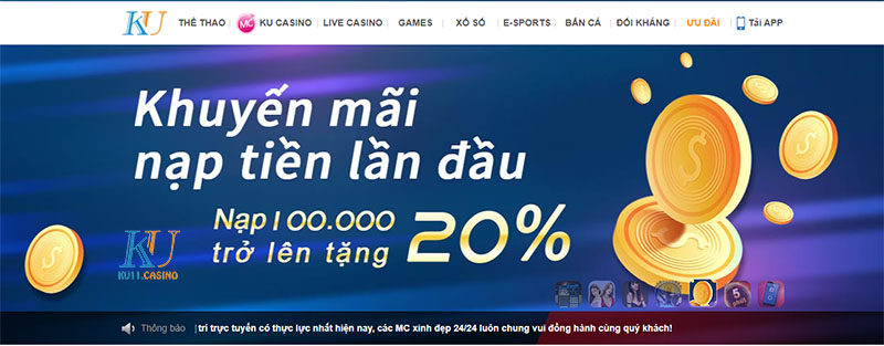 68gamebai company Khuyến mãi lần đầu nạp tiền.