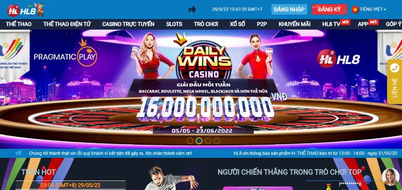 Nhà cái HL8 - Nhà cái đỉnh cao, hội ngộ mọi tay chơi đẳng cấp