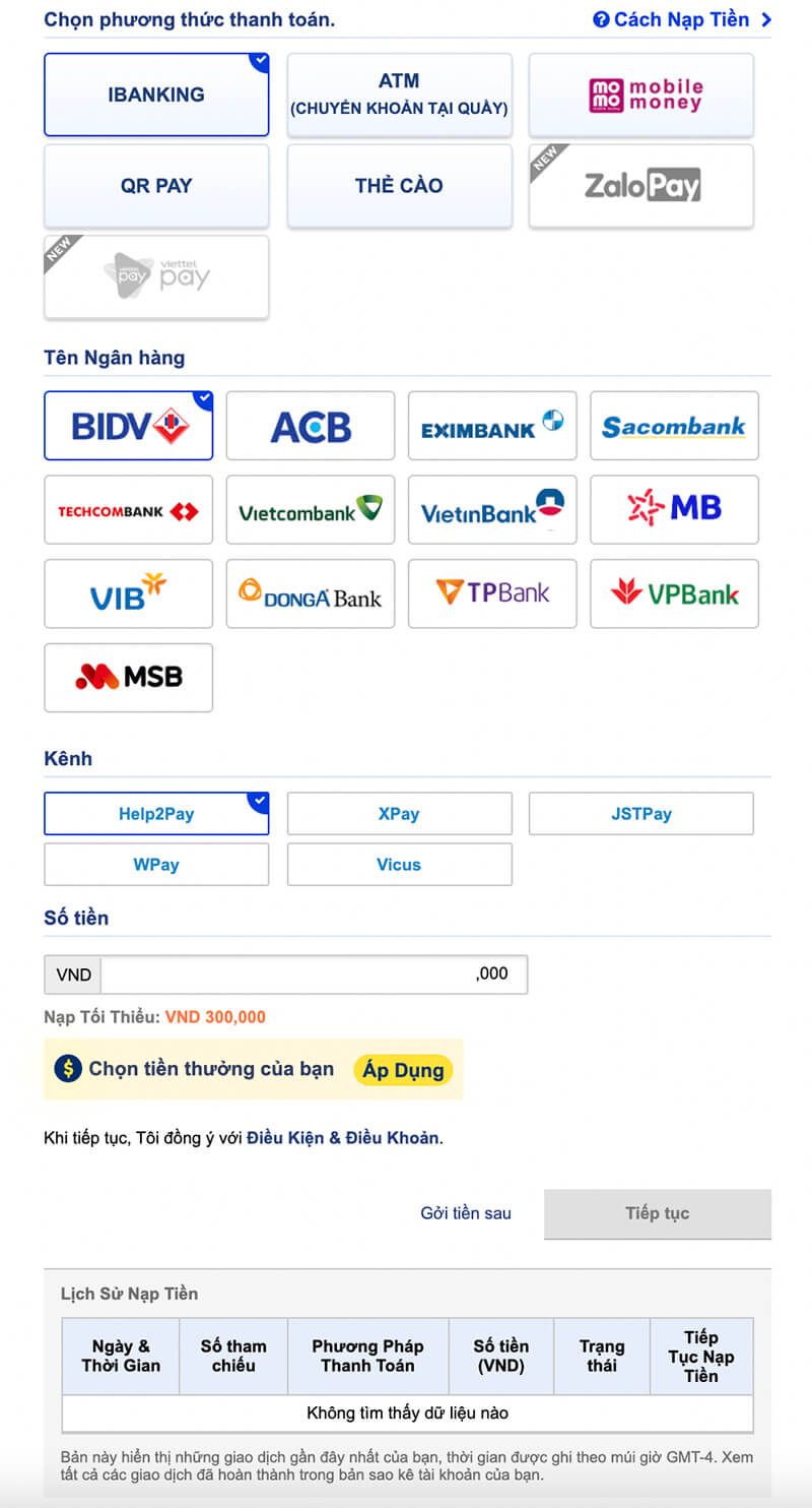 68gamebai company Cách thức nạp tiền đơn giản và tiện lợi