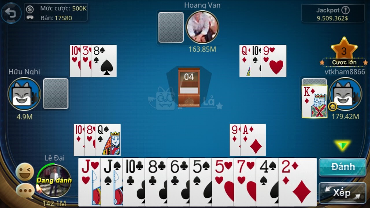 Lựa chọn vị trí thích hợp khi chơi Phỏm 