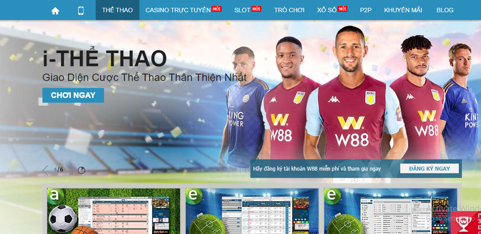 68gamebai company Giao diện được thiết kế tối ưu tại tai W88