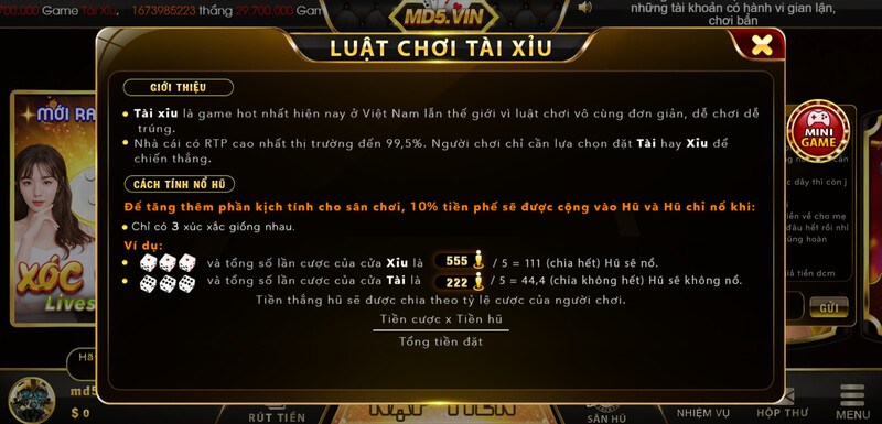 68gamebai company Luật chơi game tài xỉu chi tiết người chơi cần biết