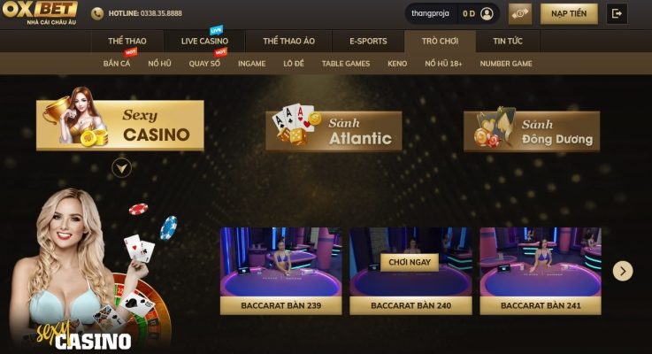 Nhà cái OXBET cá cược bóng đá, thể thao uy tín số 1