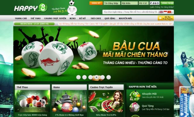 Nhà cái HAPPY8 - Trang web cá cược hàng đầu Châu Á