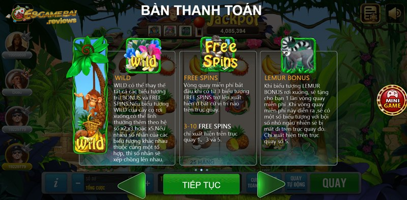 68gamebai company Game Apes Go Wild slot cung cấp nhiều tính năng đặc biệt