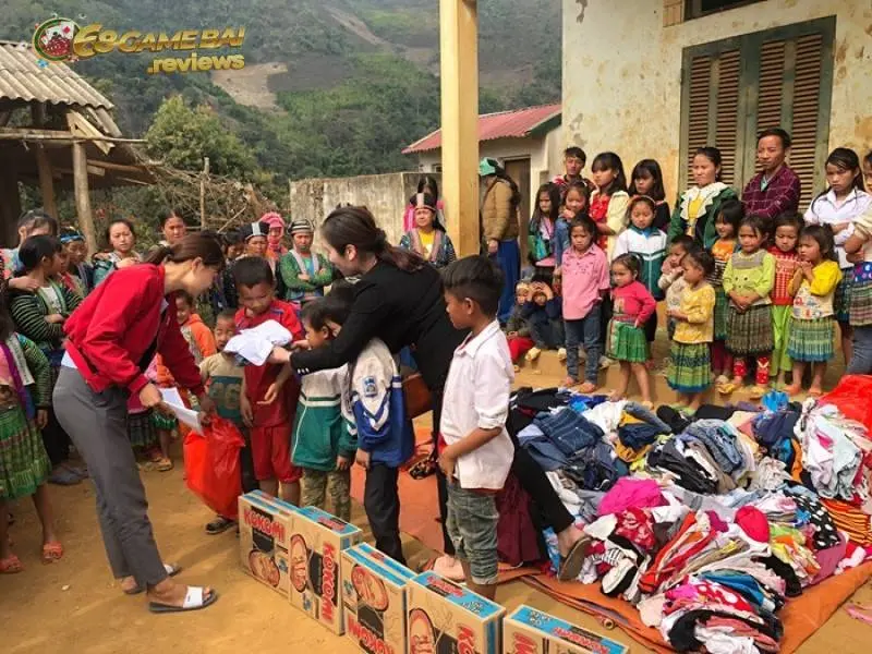 68gamebai company Chương trình thiện nguyện giúp đỡ trẻ em nghèo vùng xa
